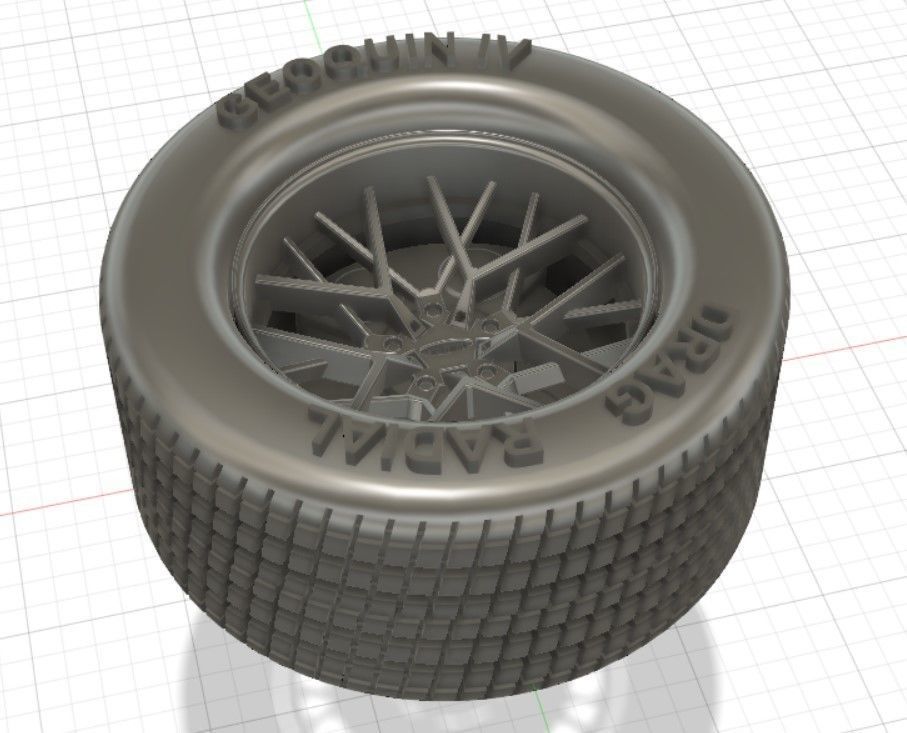 TSW Sebring Wheels with Tires and Brakes for 3D Print 3D print model_12