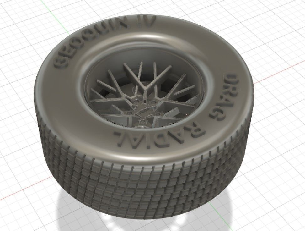 TSW Sebring Wheels with Tires and Brakes for 3D Print 3D print model_6