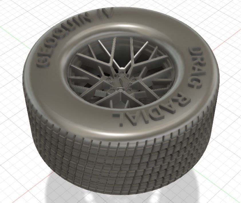 TSW Sebring Wheels with Tires and Brakes for 3D Print 3D print model_5