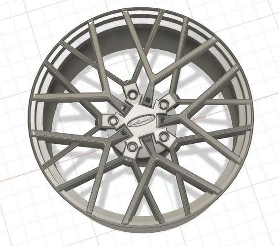 TSW Sebring Wheels with Tires and Brakes for 3D Print 3D print model