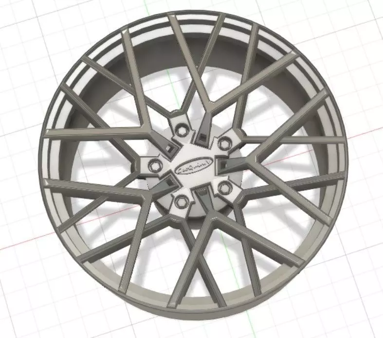 TSW Sebring Wheels with Tires and Brakes for 3D Print 3D print model_0
