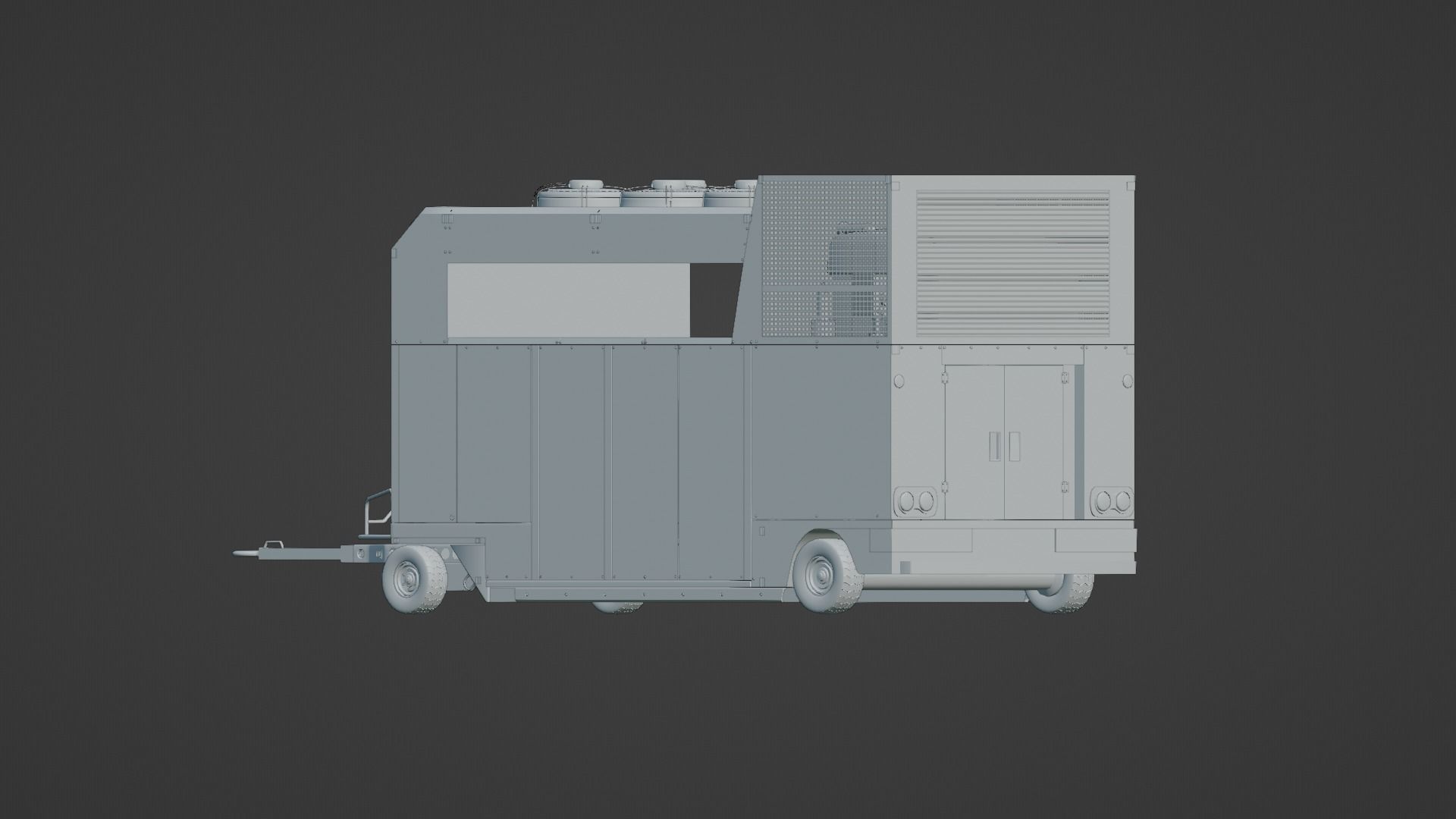 Aircraft Air Conditioning Unit - TLD GF30 Low-poly 3D model_14