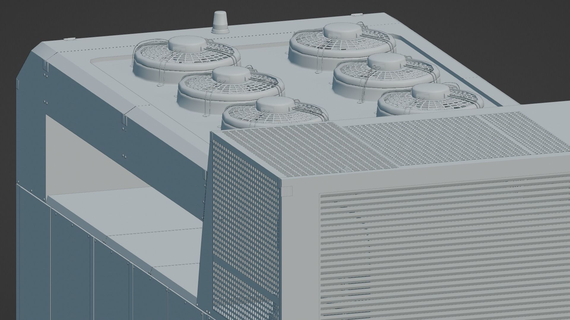 Aircraft Air Conditioning Unit - TLD GF30 Low-poly 3D model_3