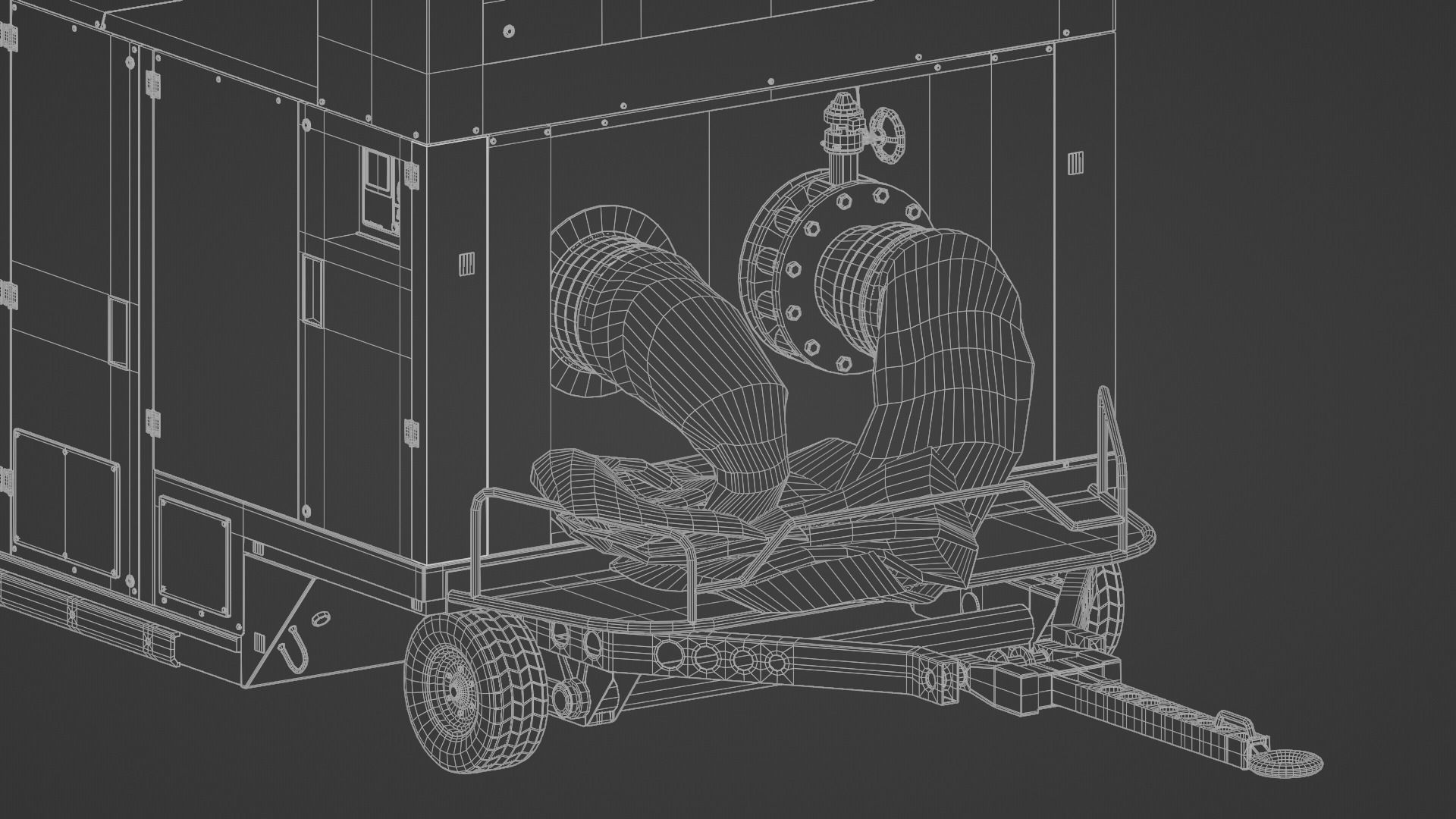 Aircraft Air Conditioning Unit - TLD GF30 Low-poly 3D model_13