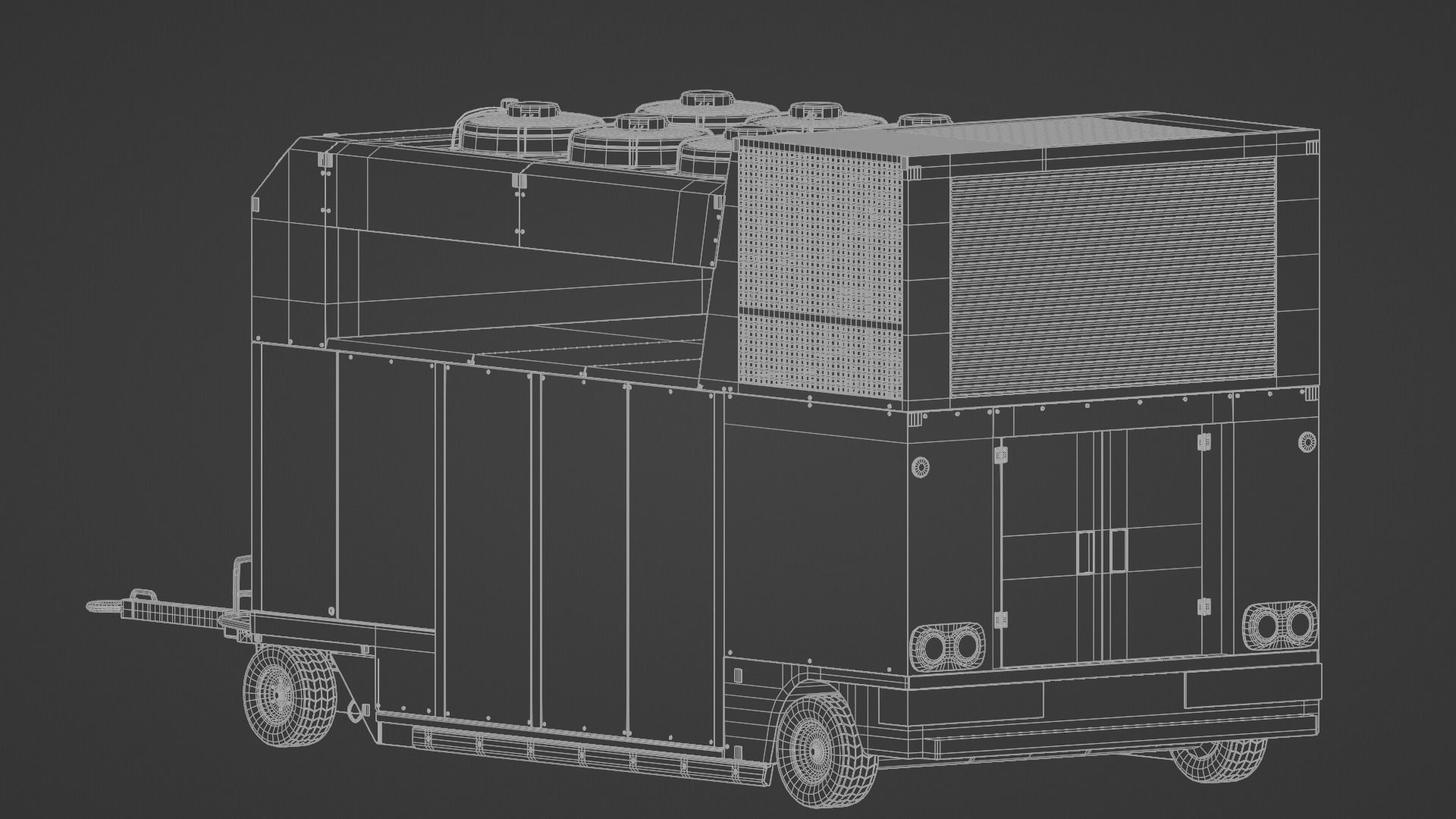 Aircraft Air Conditioning Unit - TLD GF30 Low-poly 3D model_4