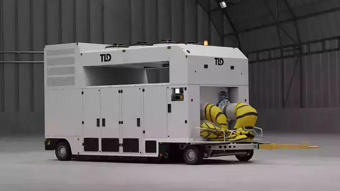 Aircraft Air Conditioning Unit - TLD GF30 Low-poly 3D model