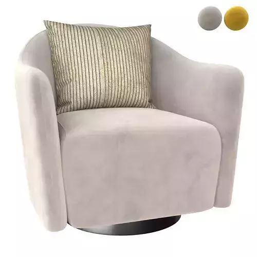 longhi armchair 3D model