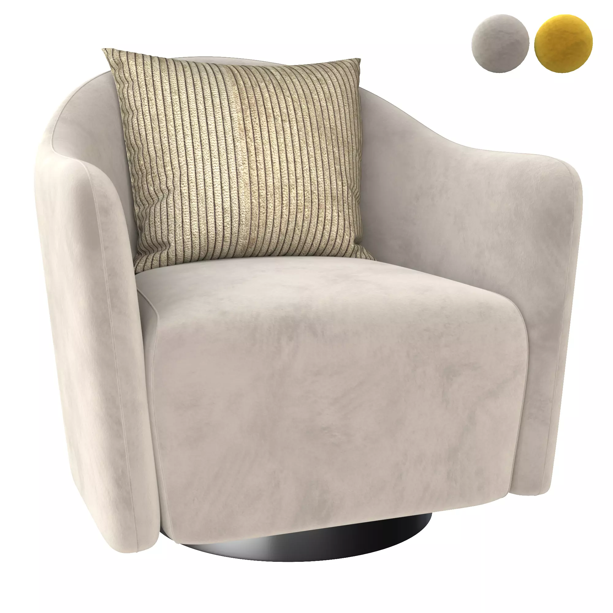longhi armchair 3D model