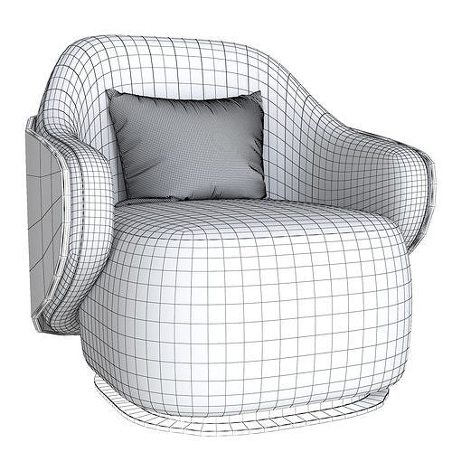 Visionnaire Adele Armchair 3D model 6
