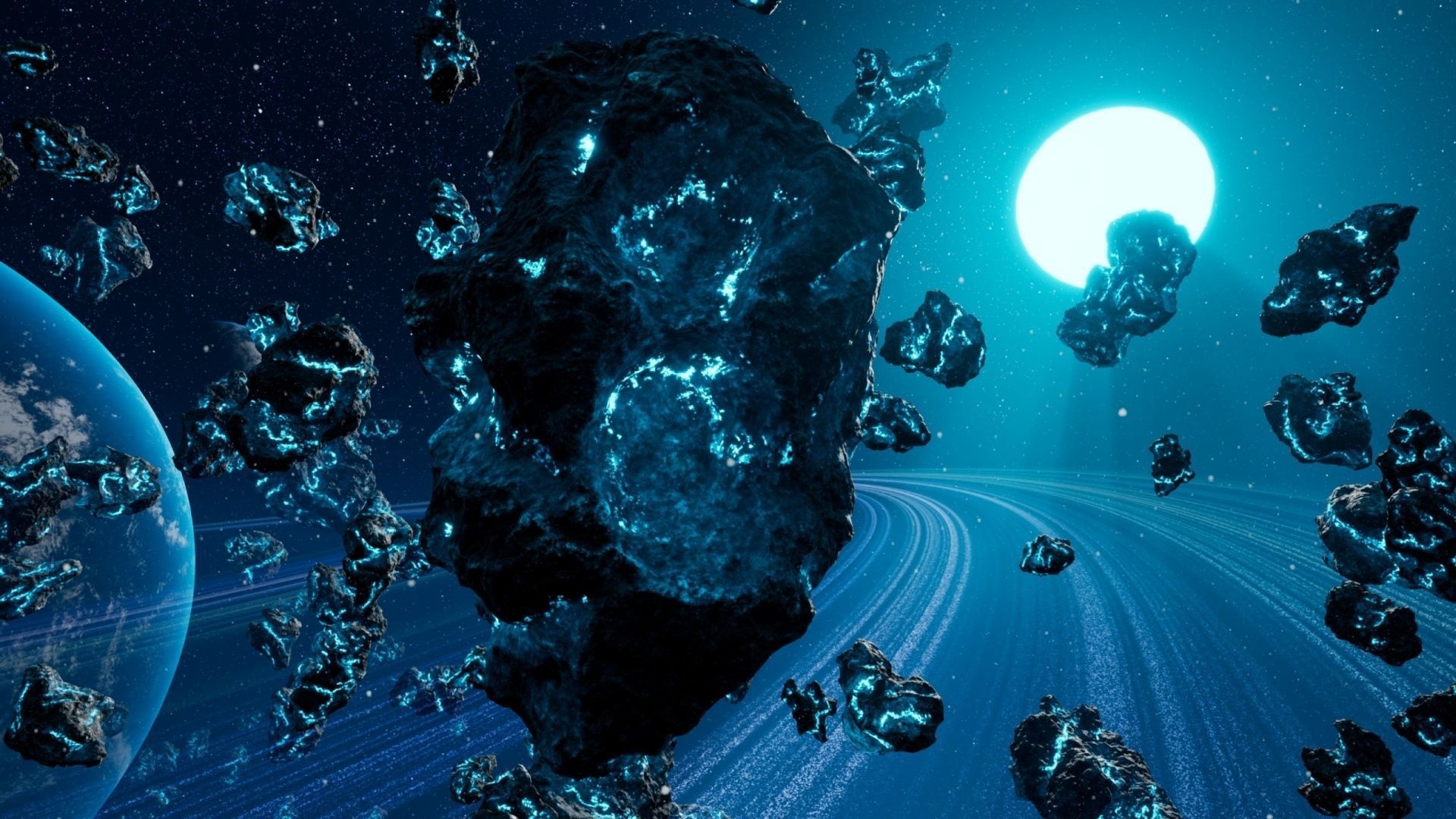 Asteroid Mega Pack - UE4 FBX Low-poly 3D model_4