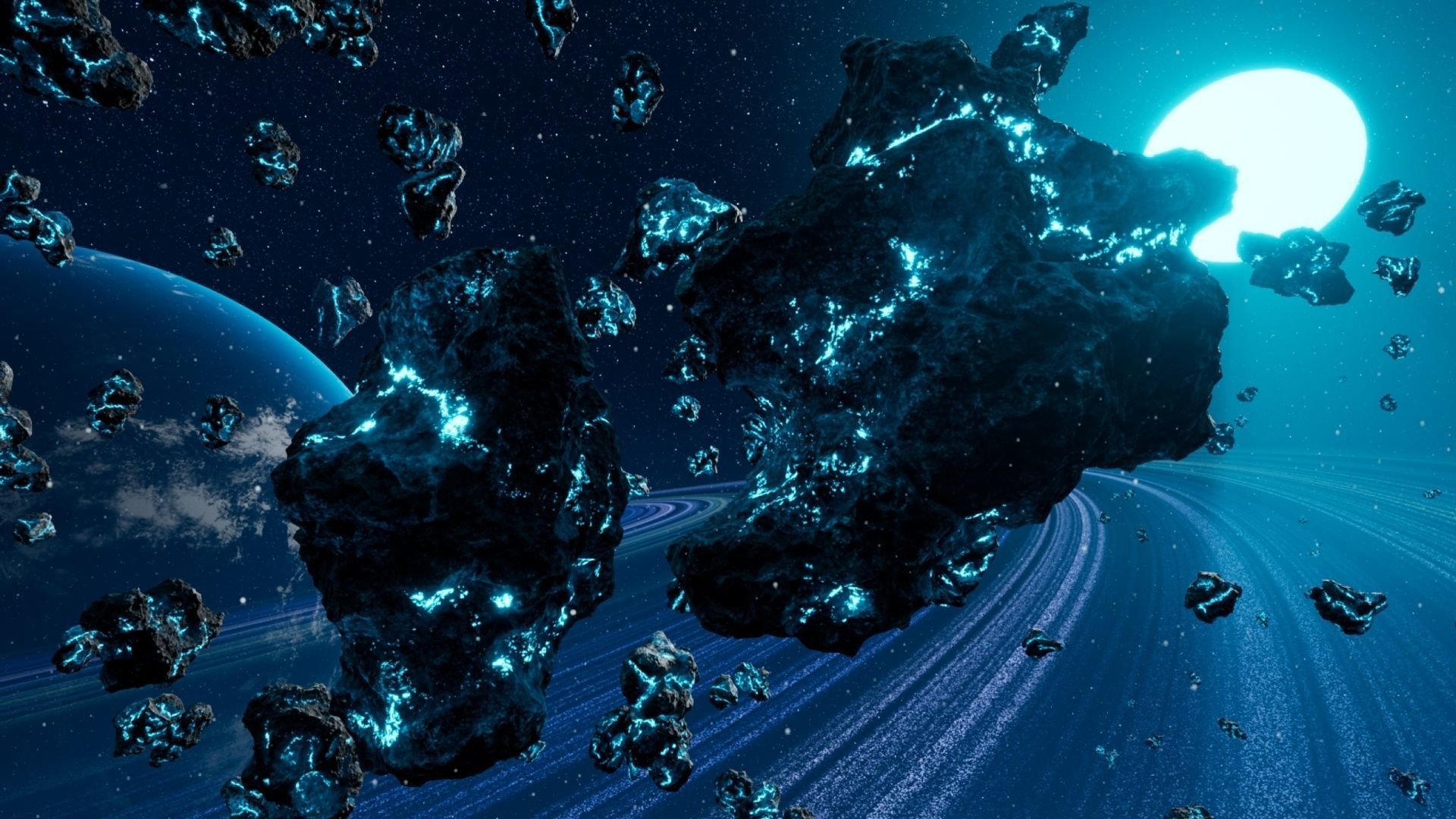 Asteroid Mega Pack - UE4 FBX Low-poly 3D model_14