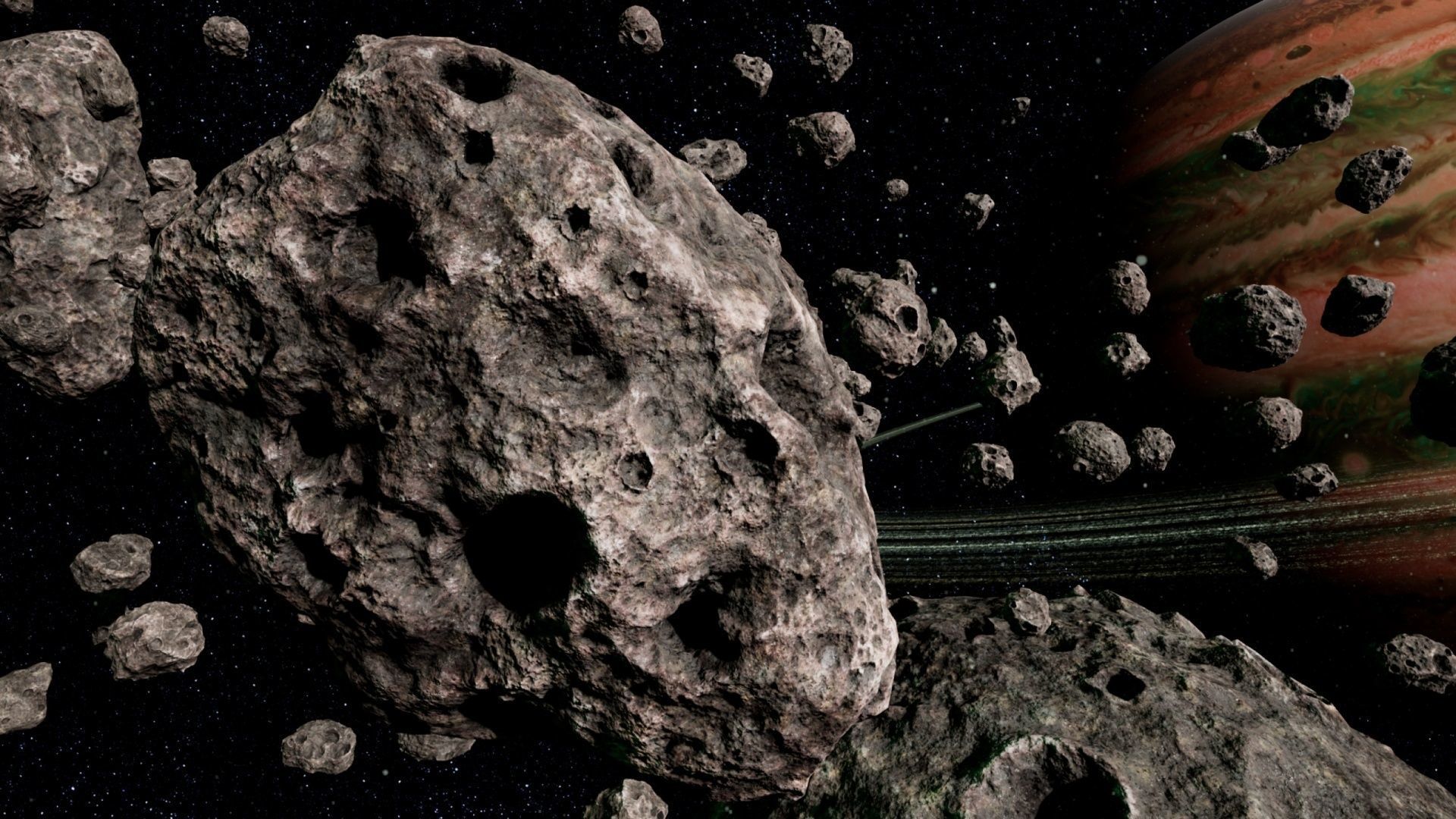Asteroid Mega Pack - UE4 FBX Low-poly 3D model_9