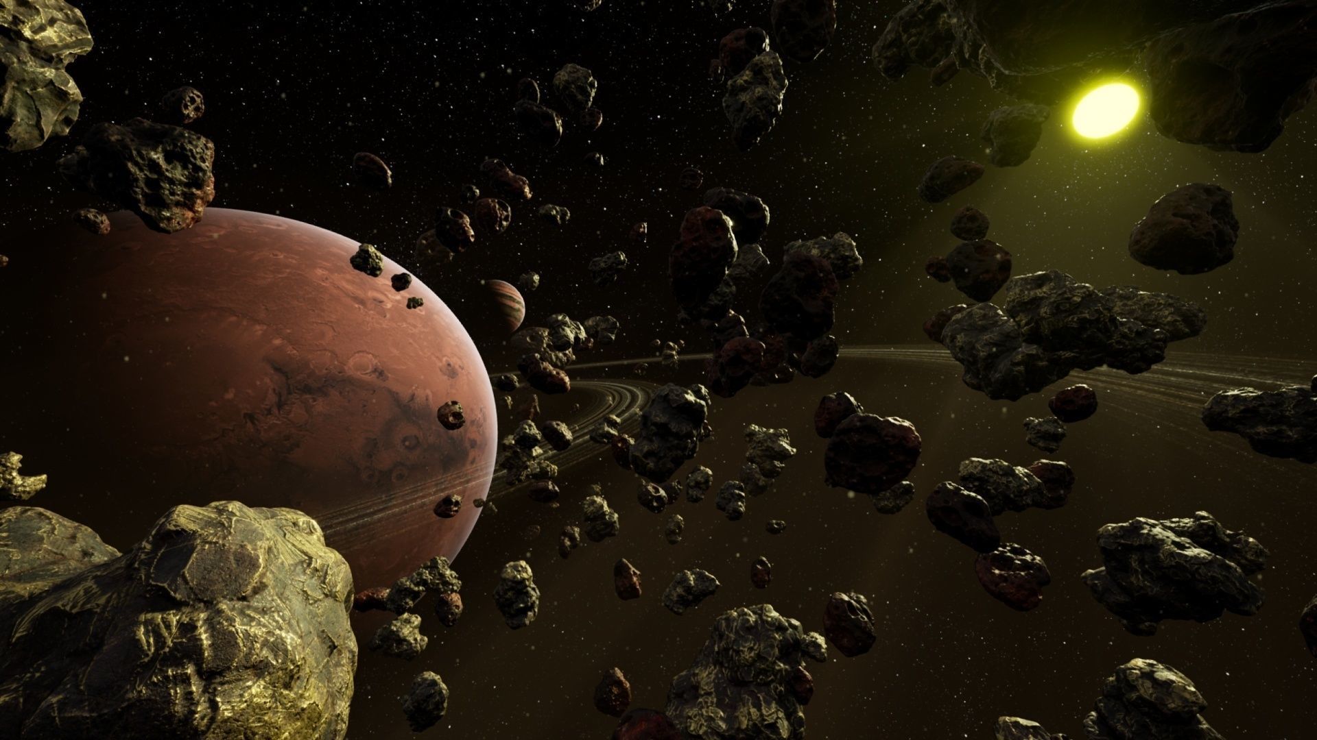 Asteroid Mega Pack - UE4 FBX Low-poly 3D model_15