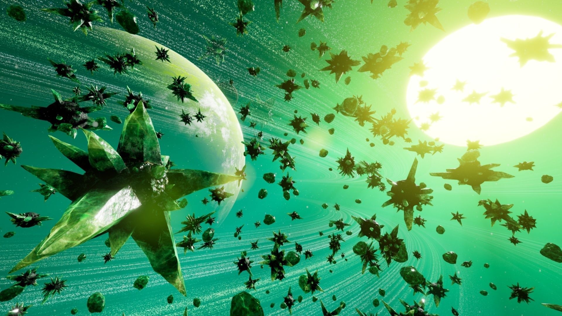 Asteroid Mega Pack - UE4 FBX Low-poly 3D model_3