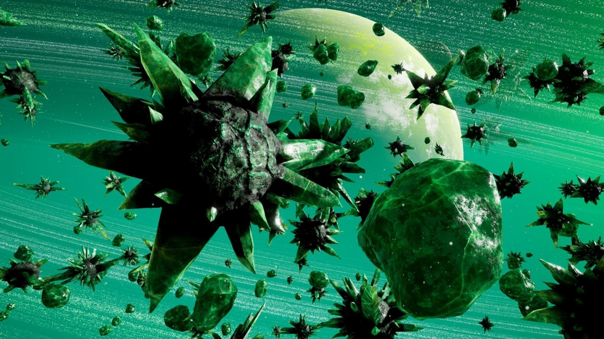 Asteroid Mega Pack - UE4 FBX Low-poly 3D model_12