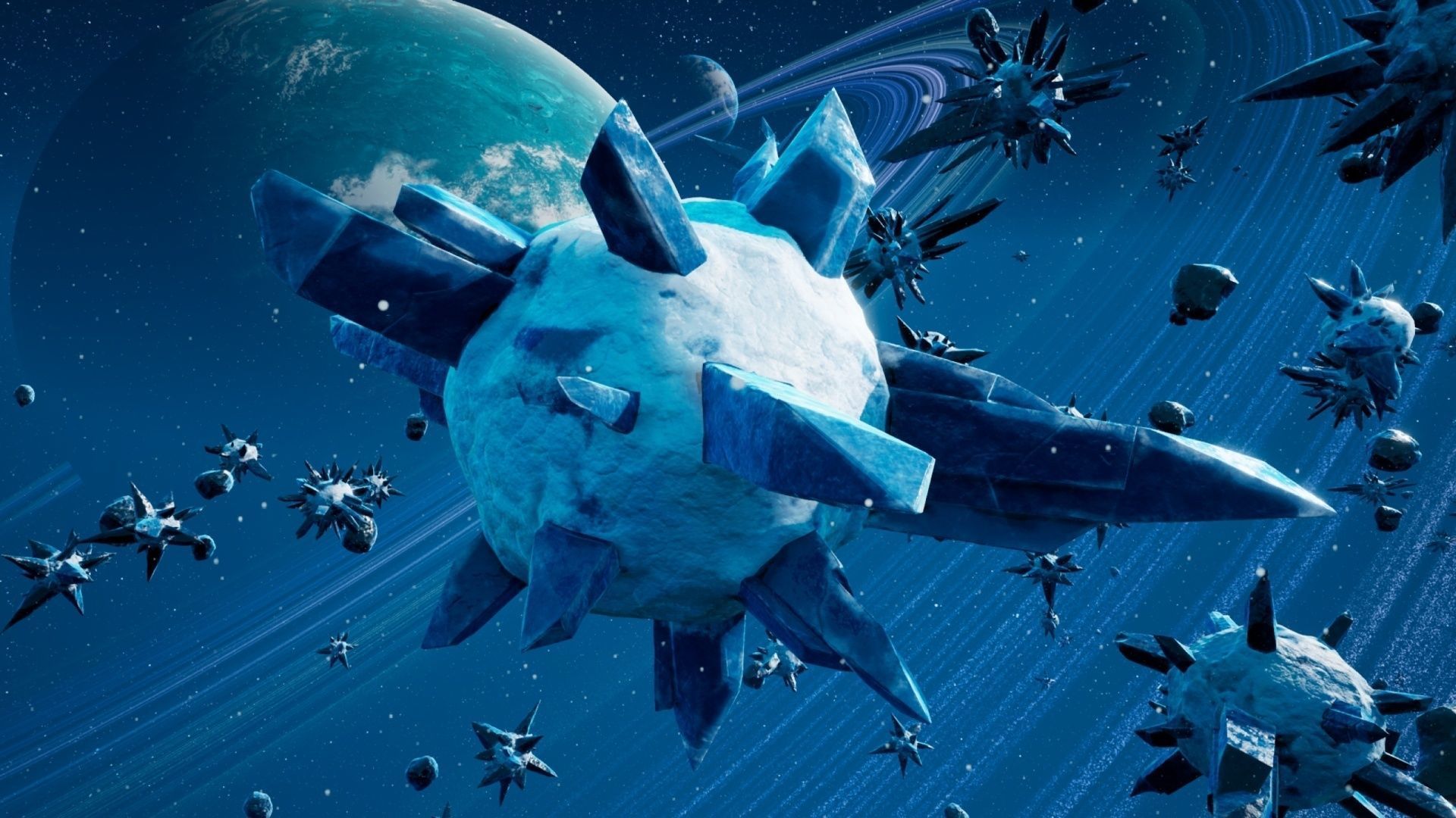 Asteroid Mega Pack - UE4 FBX Low-poly 3D model_11