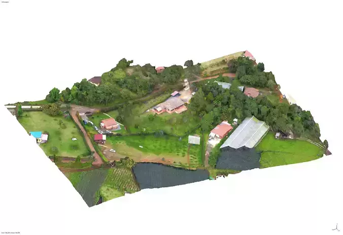 Farm in the highlands 27 03 2022 3D model