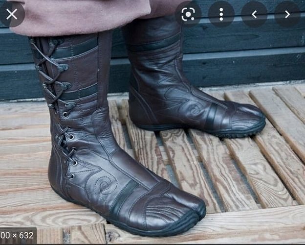 One12 Scale Leather Ninja Boot 3D print model