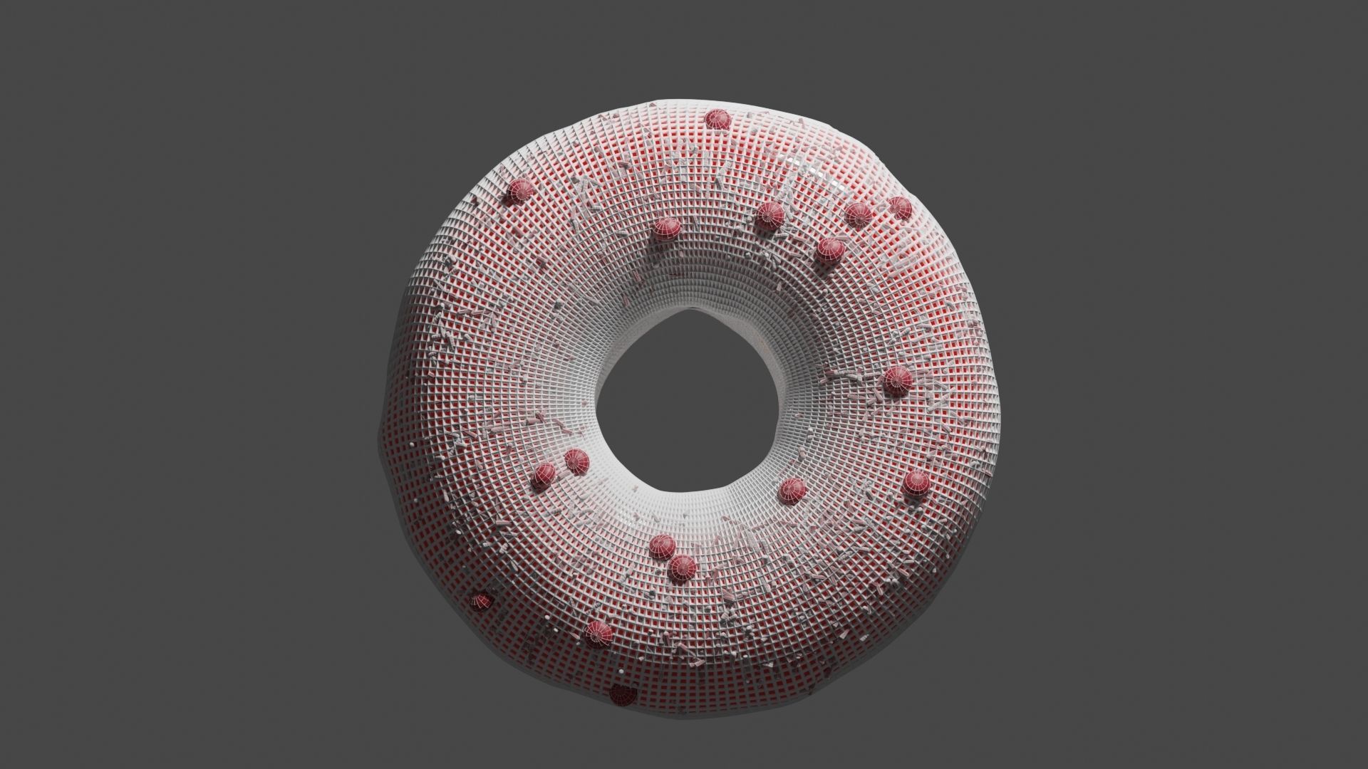 Realistic Donut 3D model_5