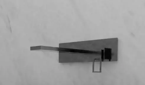 Faucet-bathroom bathroom faucet on marble wall Free 3D model_0