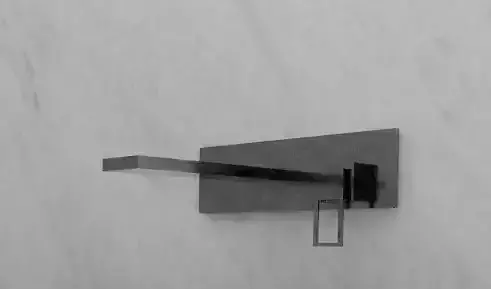 Faucet-bathroom bathroom faucet on marble wall