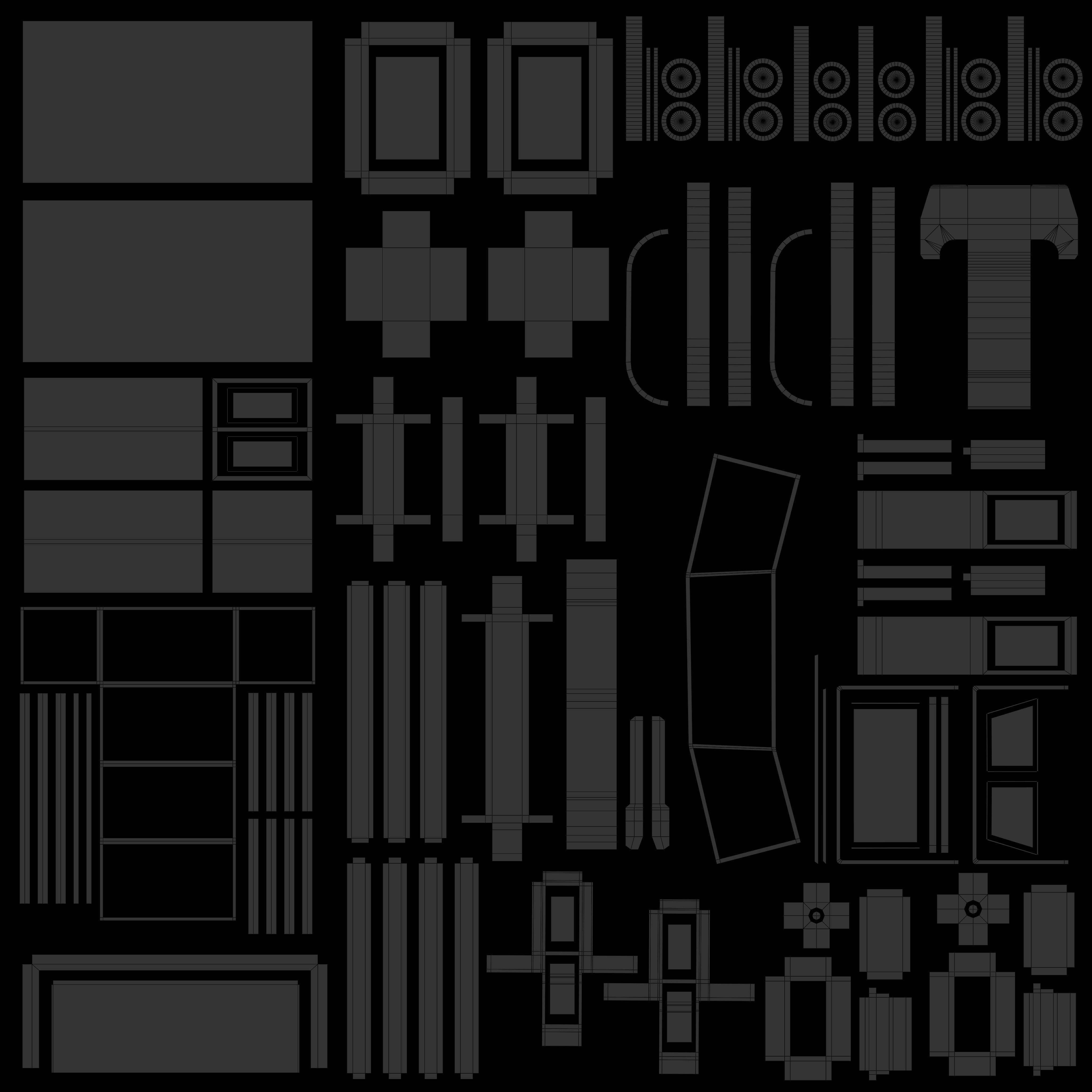 Box Truck Low-poly 3D model_21