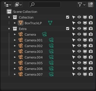Box Truck Low-poly 3D model_19