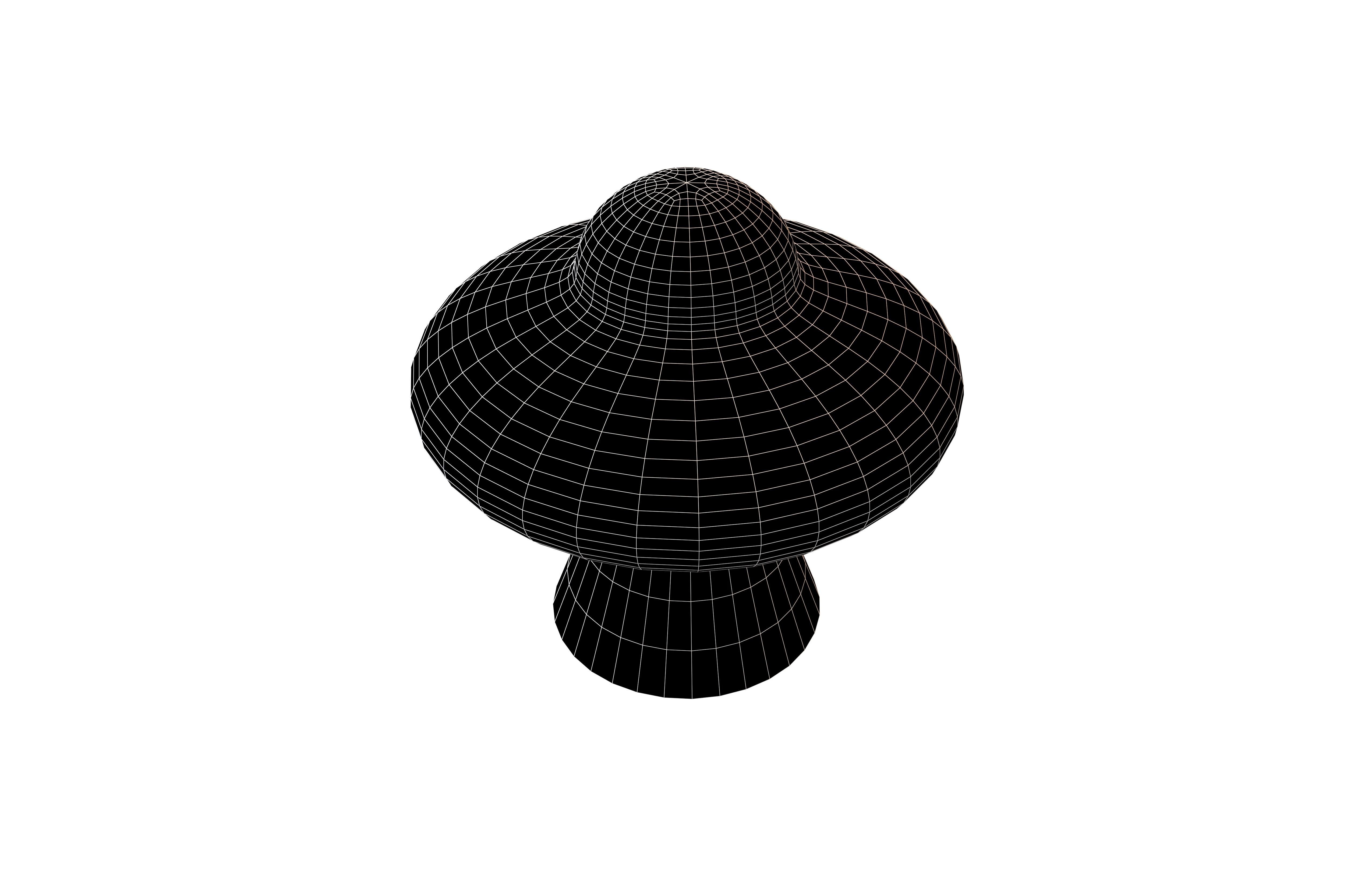 UFO Icon v1 001 Low-poly 3D model_6