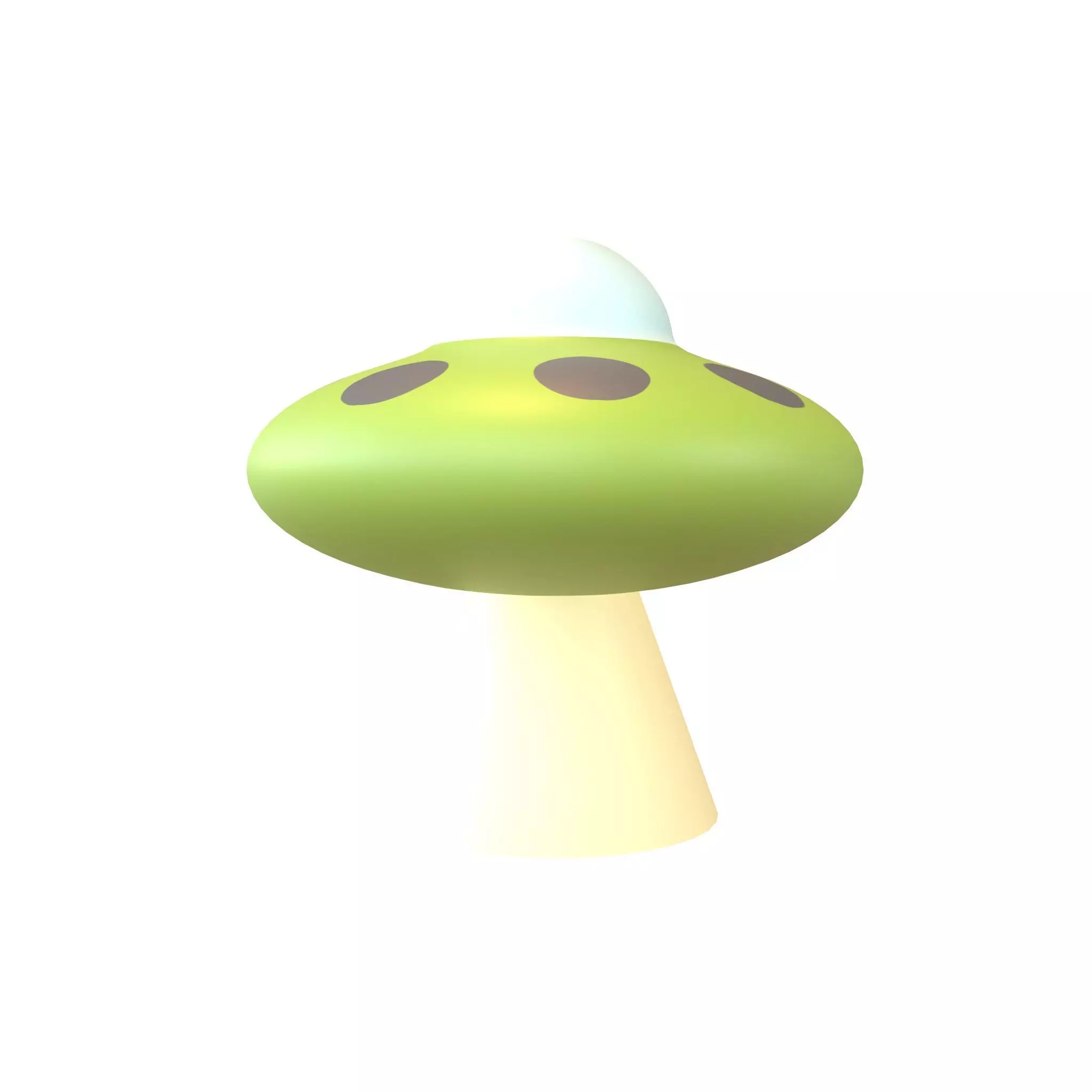UFO Icon v1 002 Low-poly 3D model_0