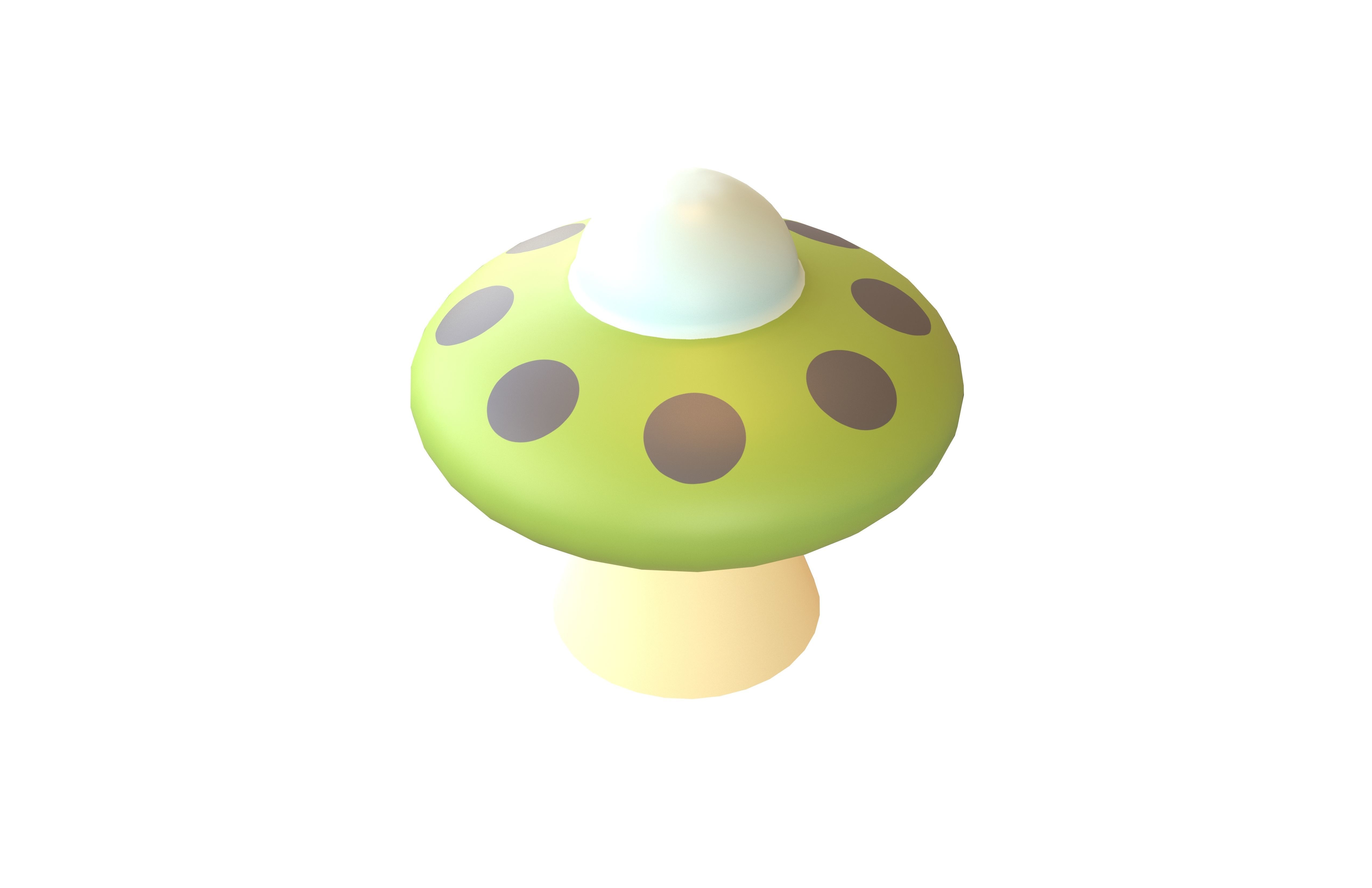 UFO Icon v1 002 Low-poly 3D model_2