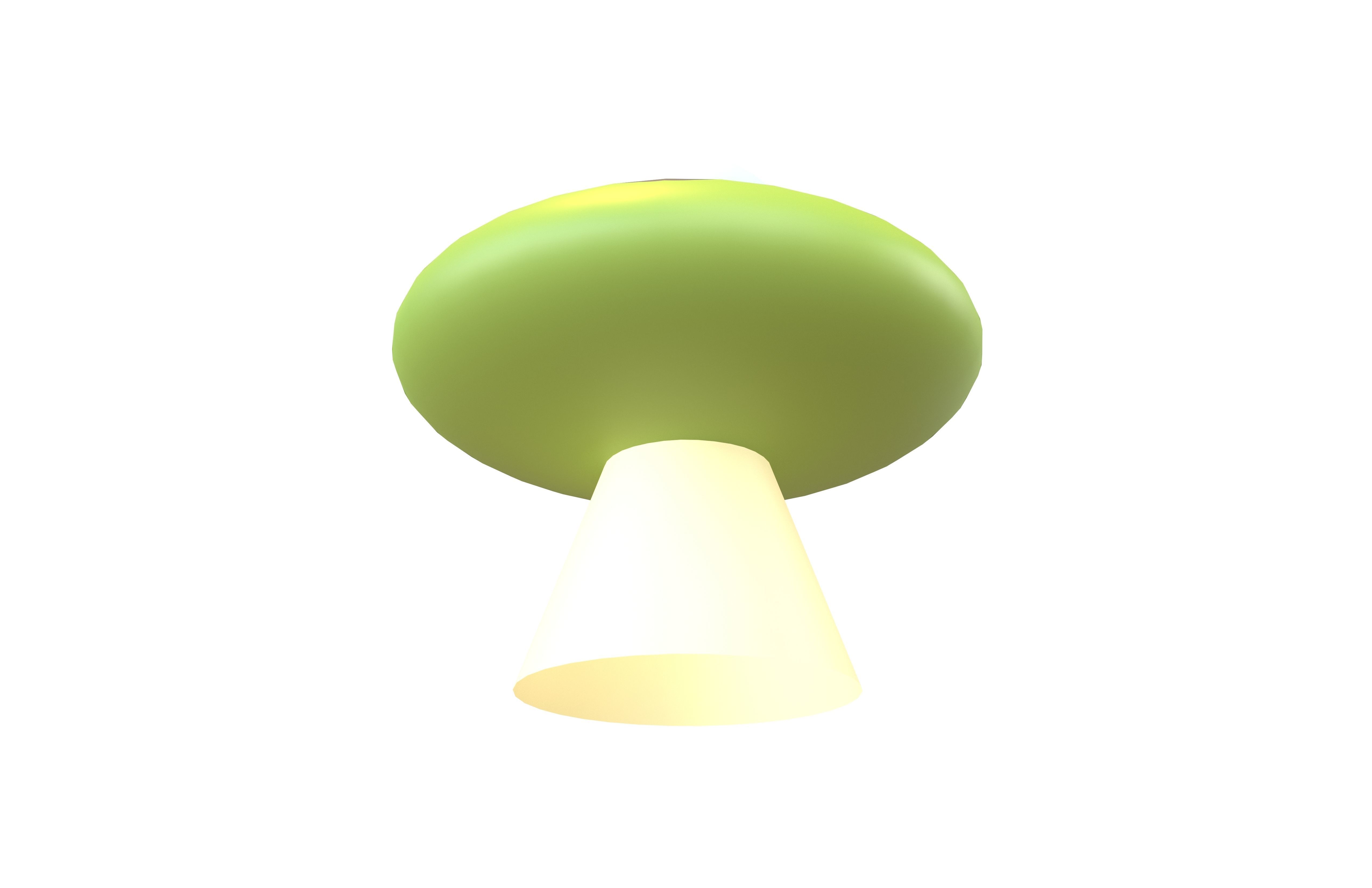 UFO Icon v1 002 Low-poly 3D model_3