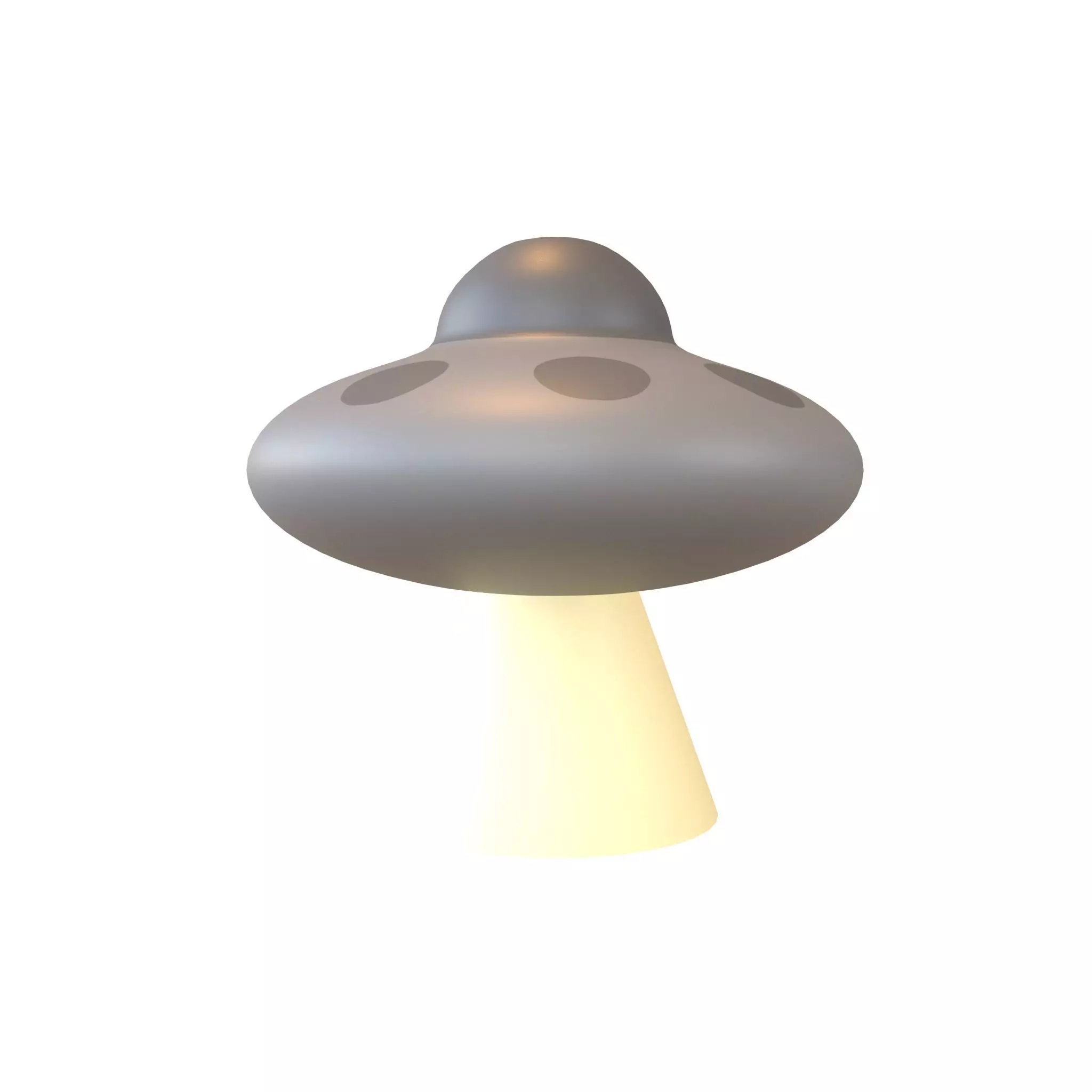 UFO Icon v1 004 Low-poly 3D model_0