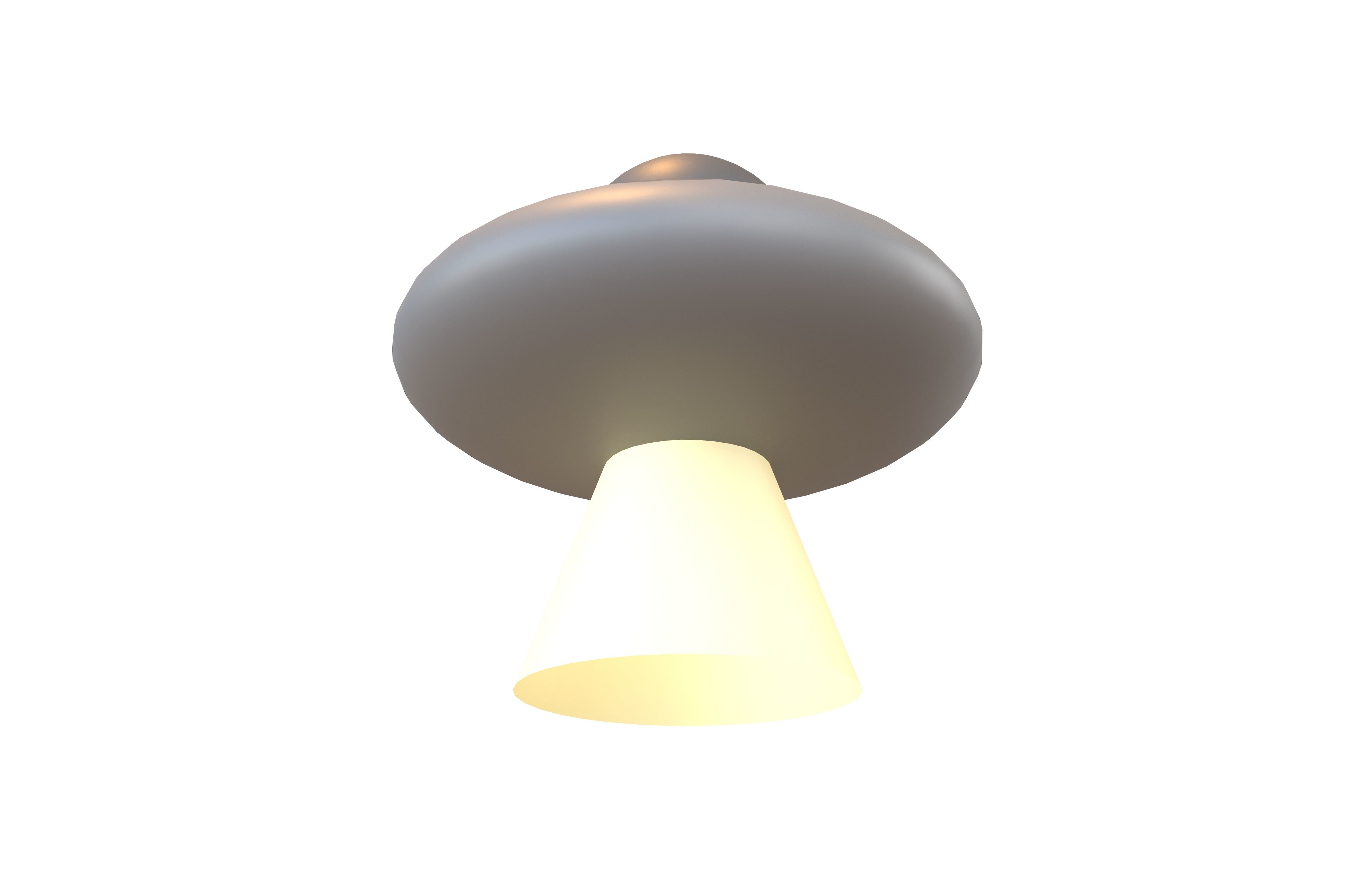 UFO Icon v1 004 Low-poly 3D model_3