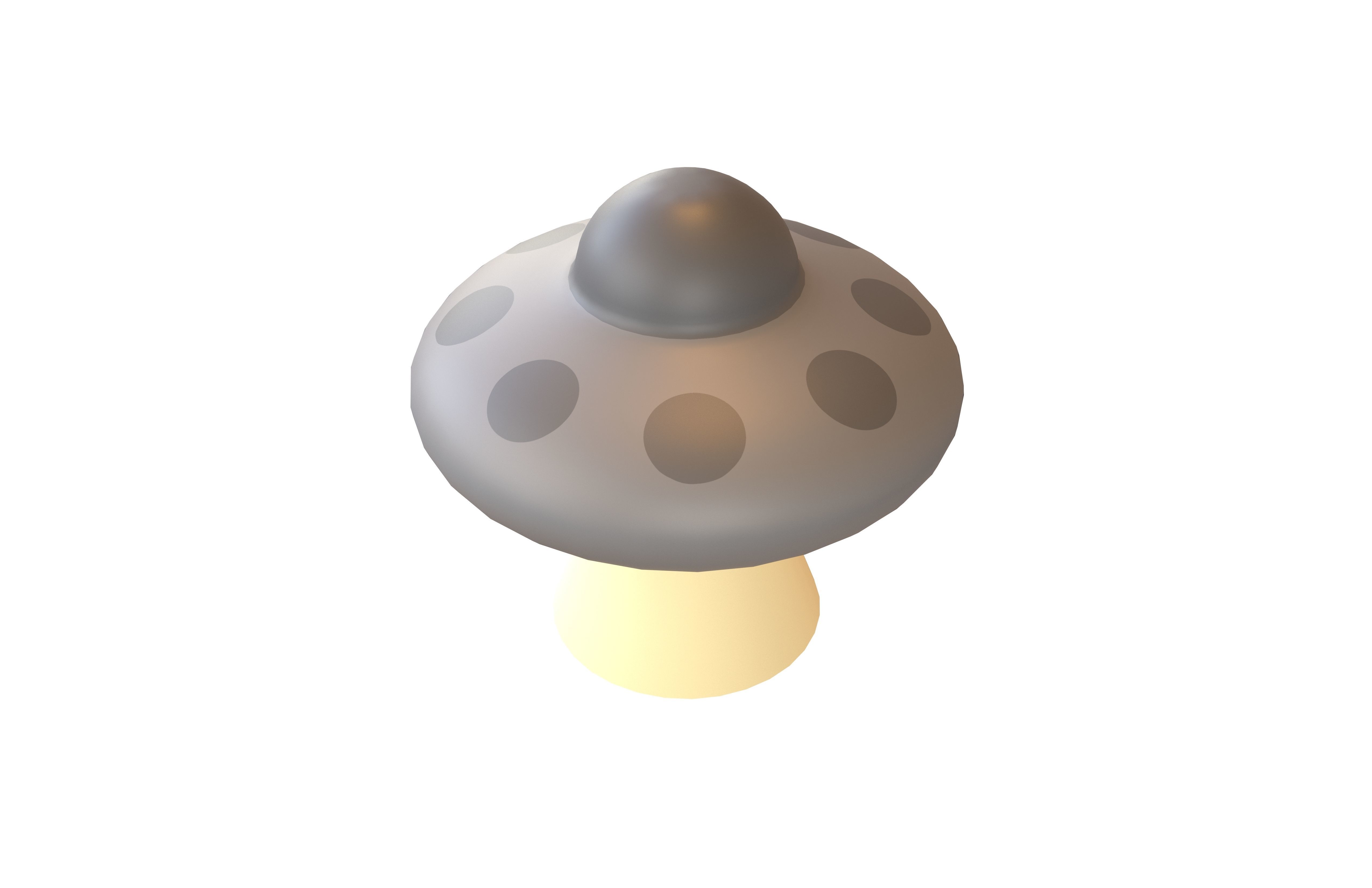 UFO Icon v1 004 Low-poly 3D model_2
