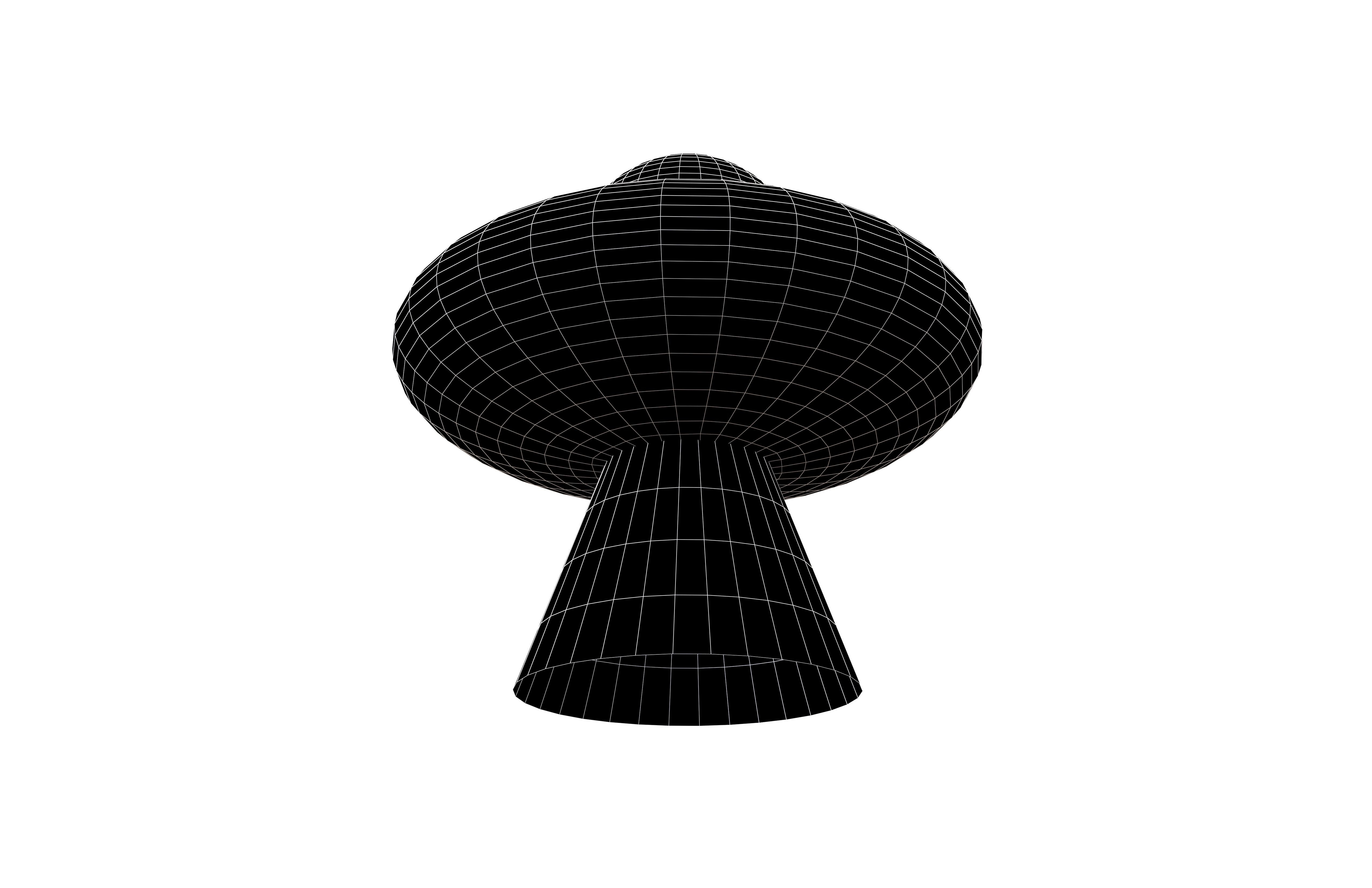UFO Icon v1 004 Low-poly 3D model_7