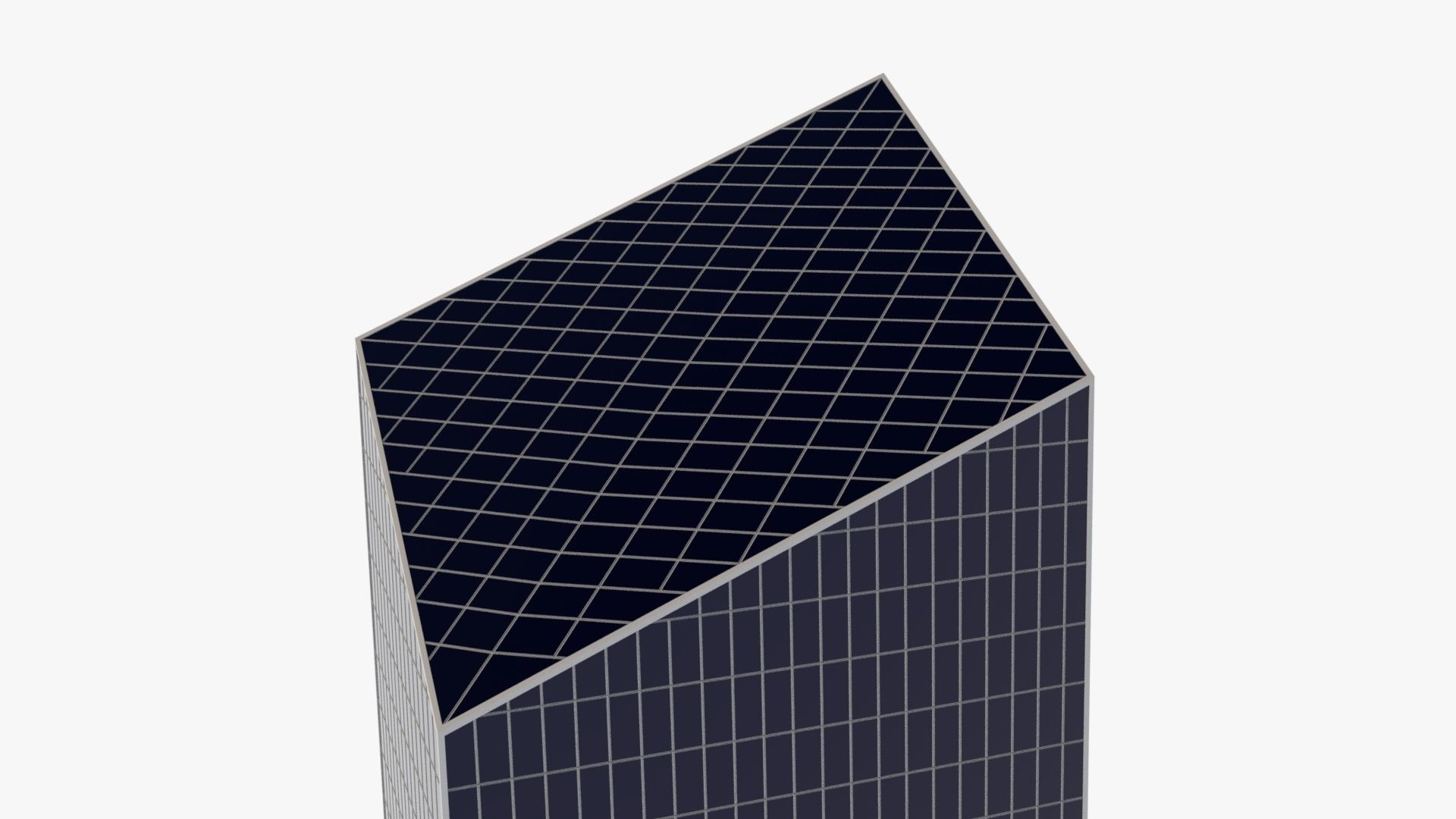 Buildings City 2 Low-poly 3D model_2