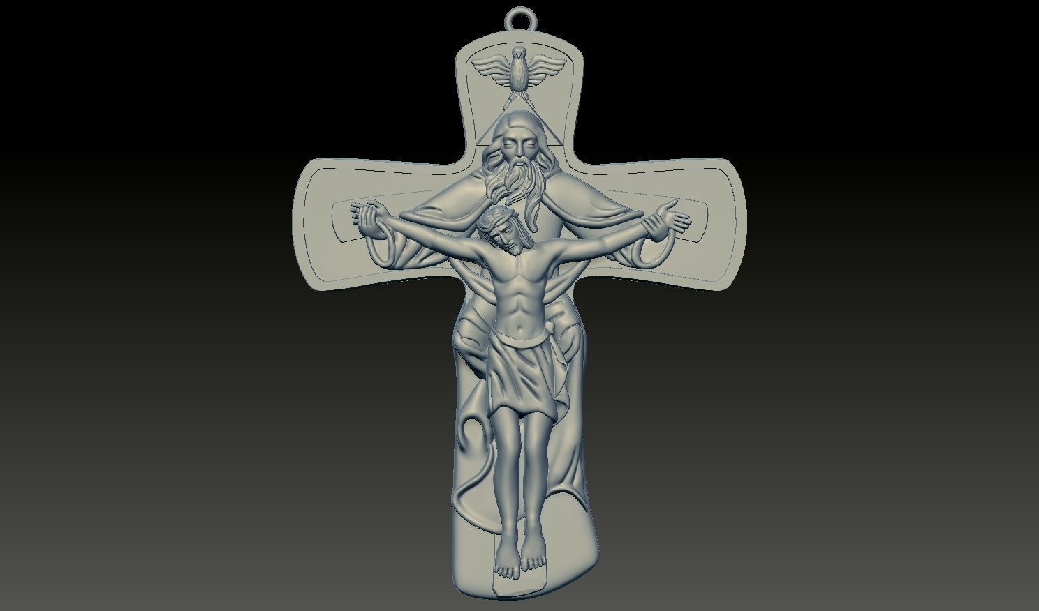 Jesus Cross 3D print model 3D print model_5