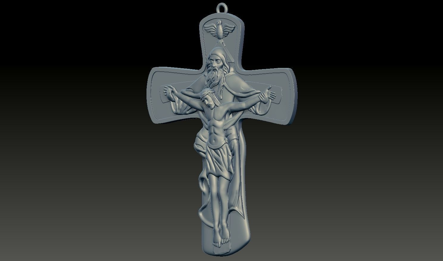 Jesus Cross 3D print model 3D print model_2