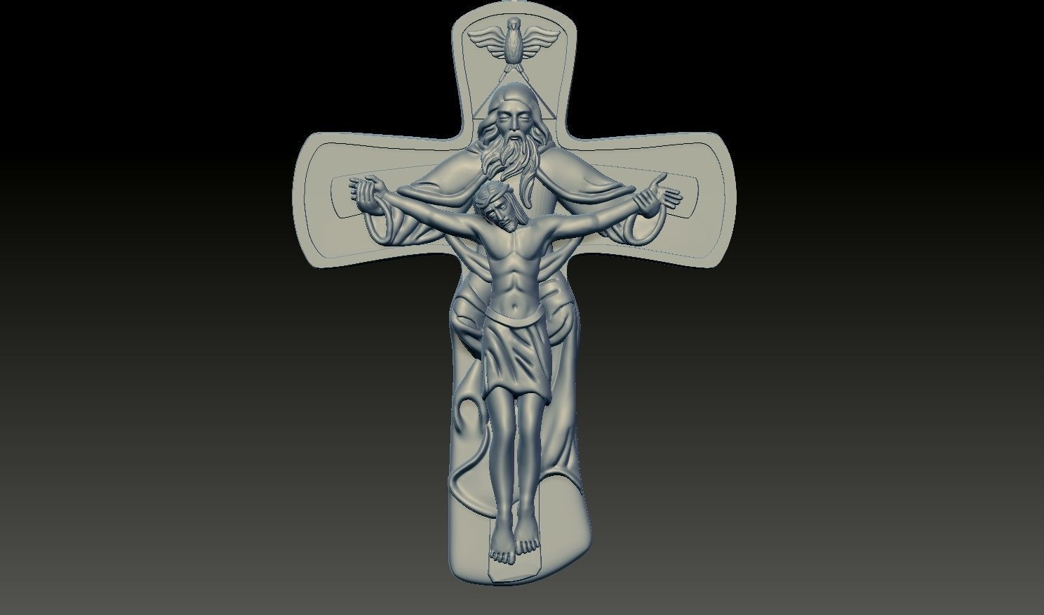 Jesus Cross 3D print model 3D print model_7