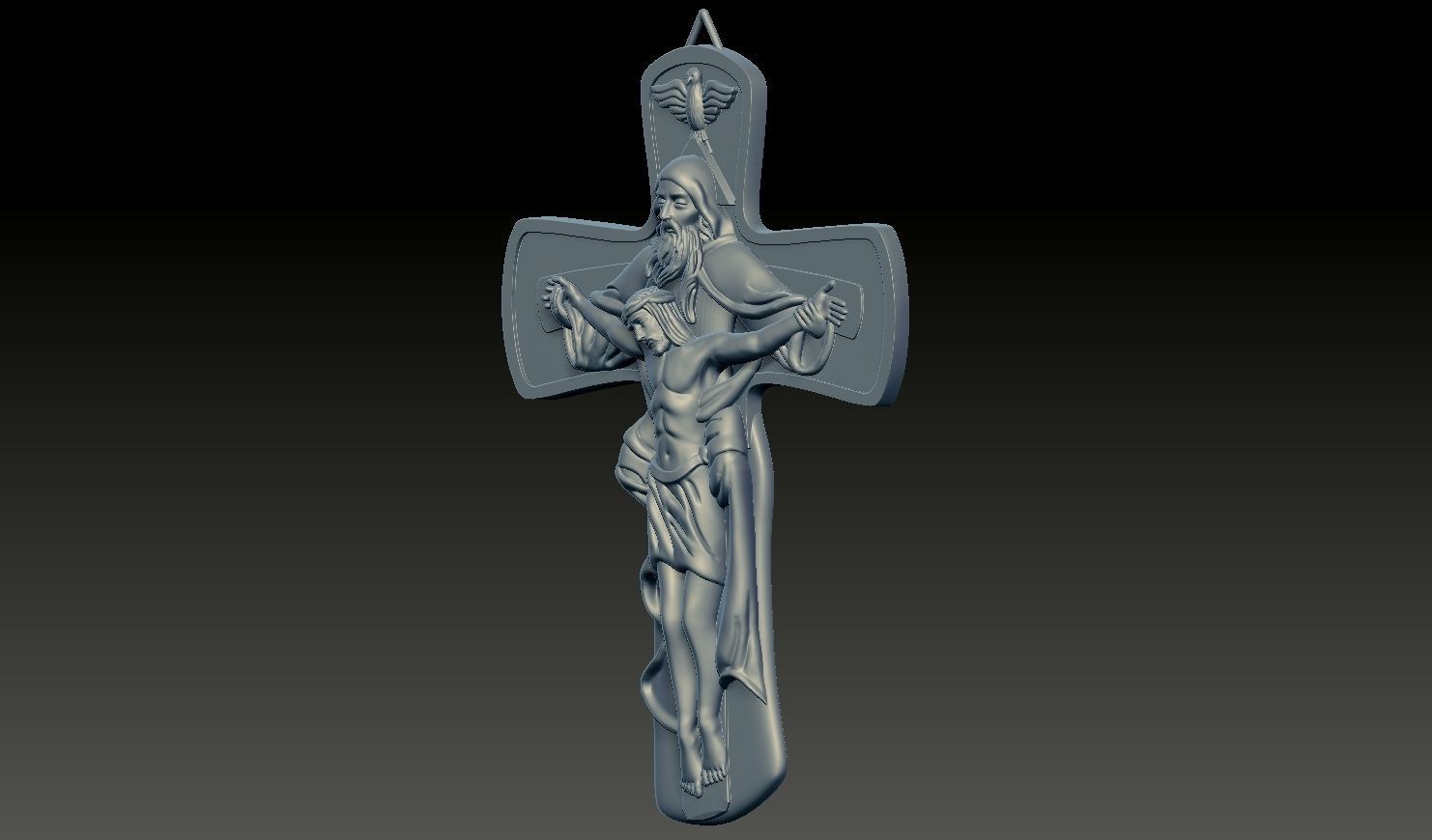 Jesus Cross 3D print model 3D print model_4