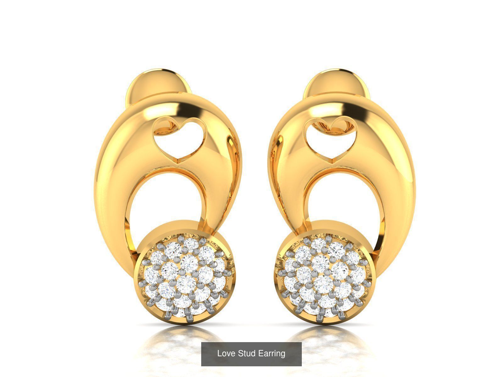 125 Drops Earrings 3dm STL FBX OBJ Detail Bulk Collection _62