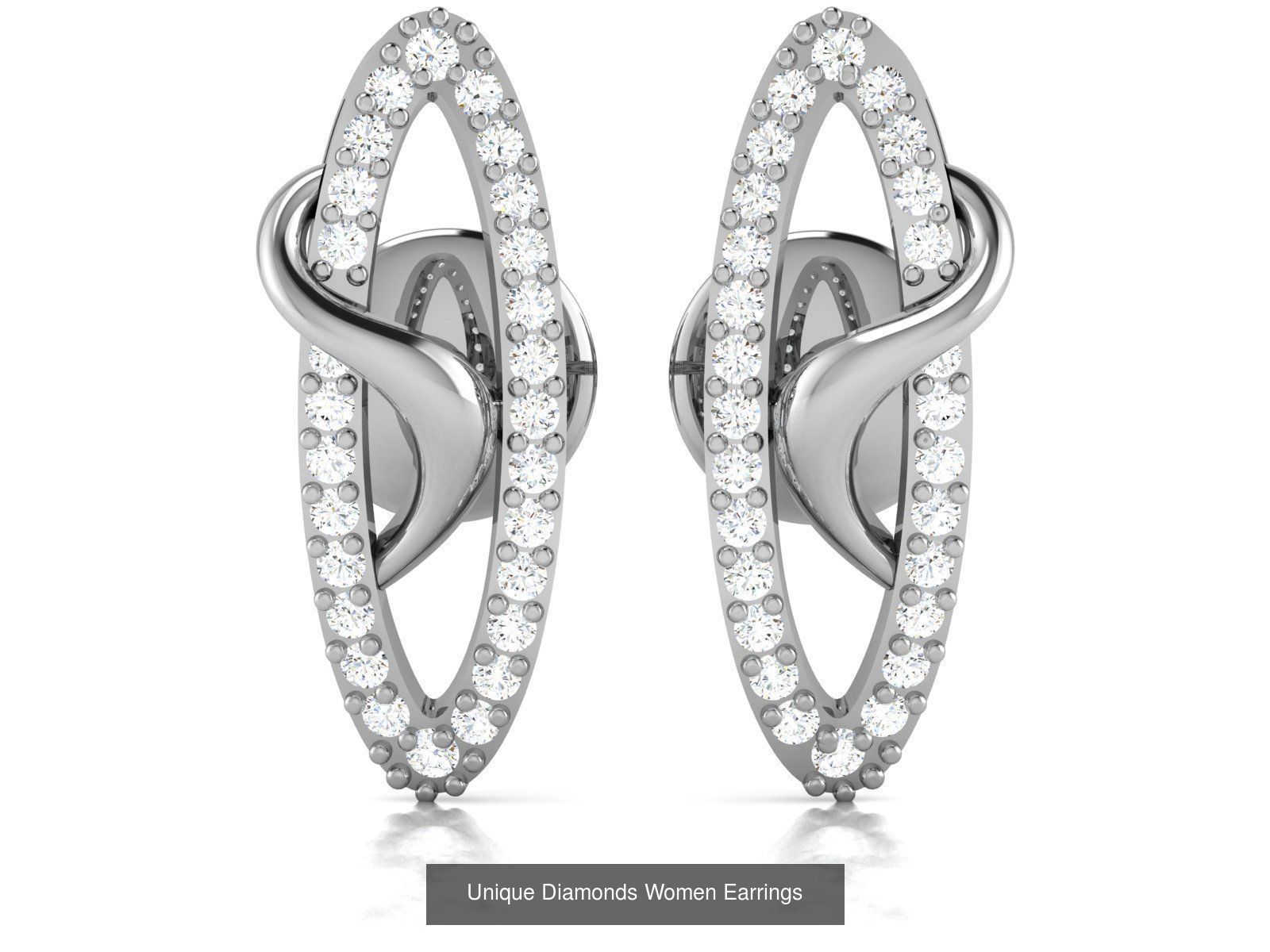 125 Drops Earrings 3dm STL FBX OBJ Detail Bulk Collection _55