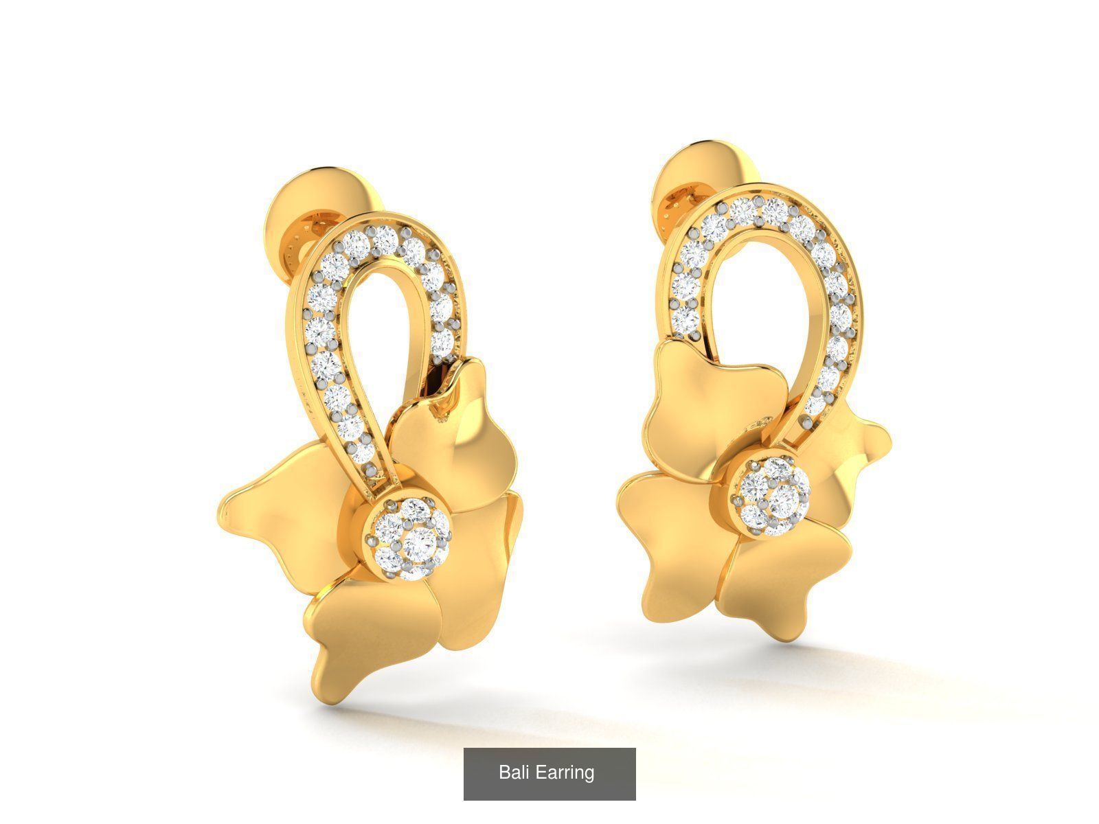 125 Drops Earrings 3dm STL FBX OBJ Detail Bulk Collection _81