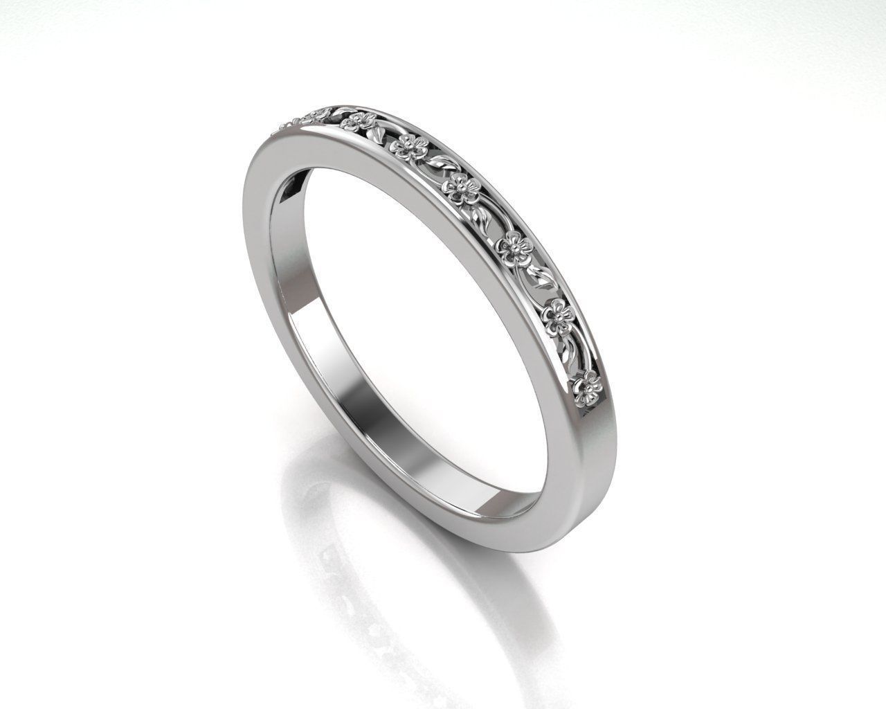 Women Ring 3D print model_1