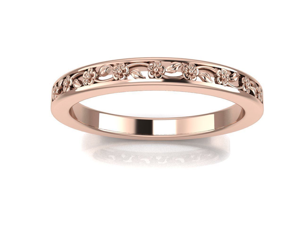 Women Ring 3D print model_5