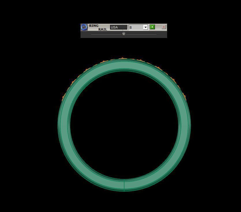 Women Ring 3D print model_8