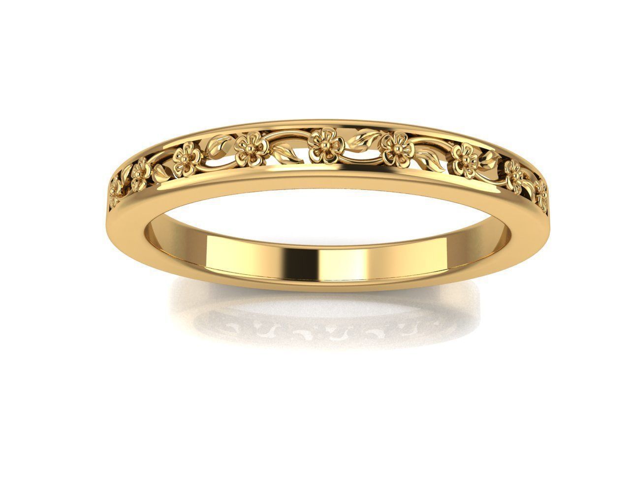 Women Ring 3D print model_3