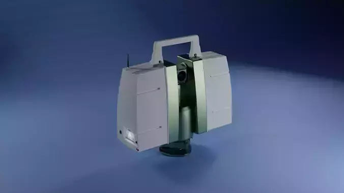 Scanstation C10 - Low poly 3D model