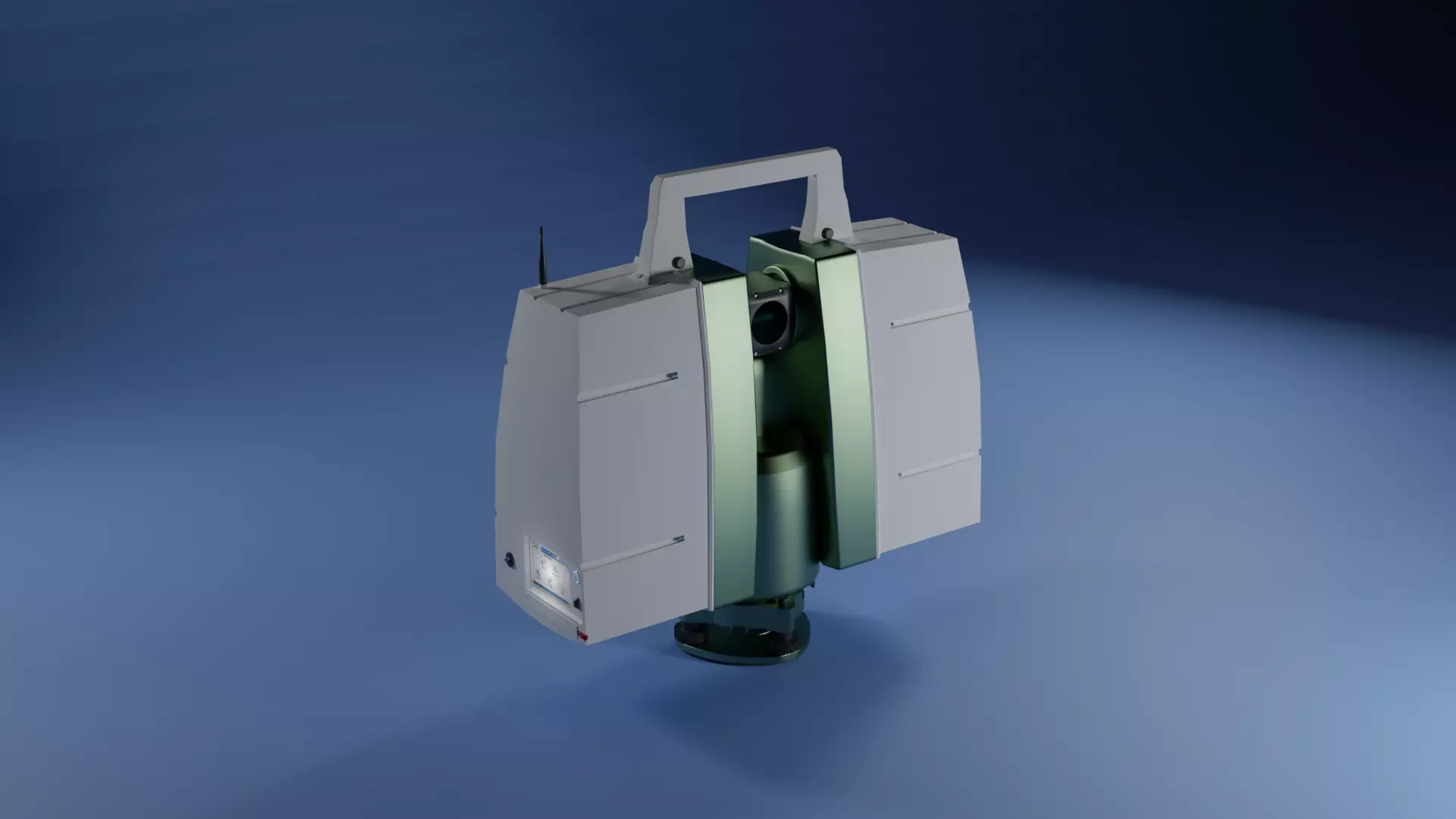 Scanstation C10 - Low poly 3D model Low-poly 3D model_0