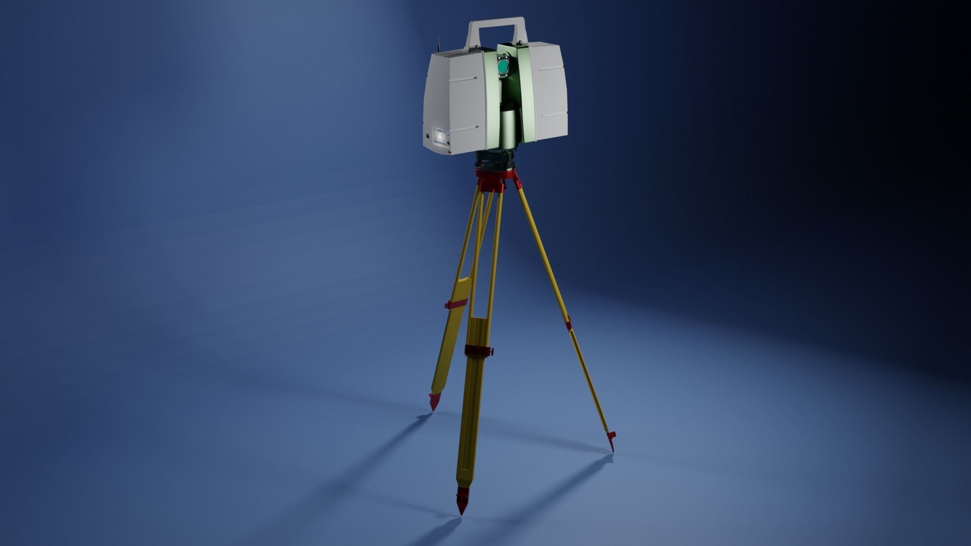 Scanstation C10 - Low poly 3D model Low-poly 3D model_6